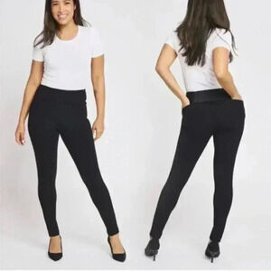 Betabrand pull up black pants medium ponte knit